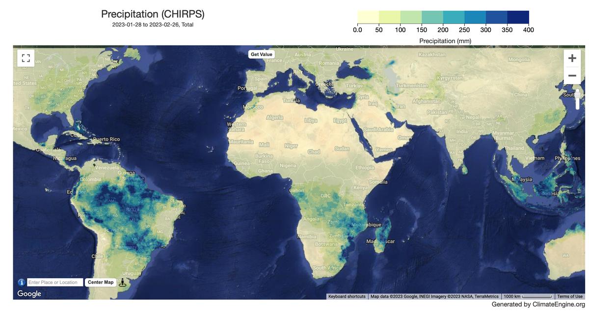 CHIRPS - 4.8km - Pentad