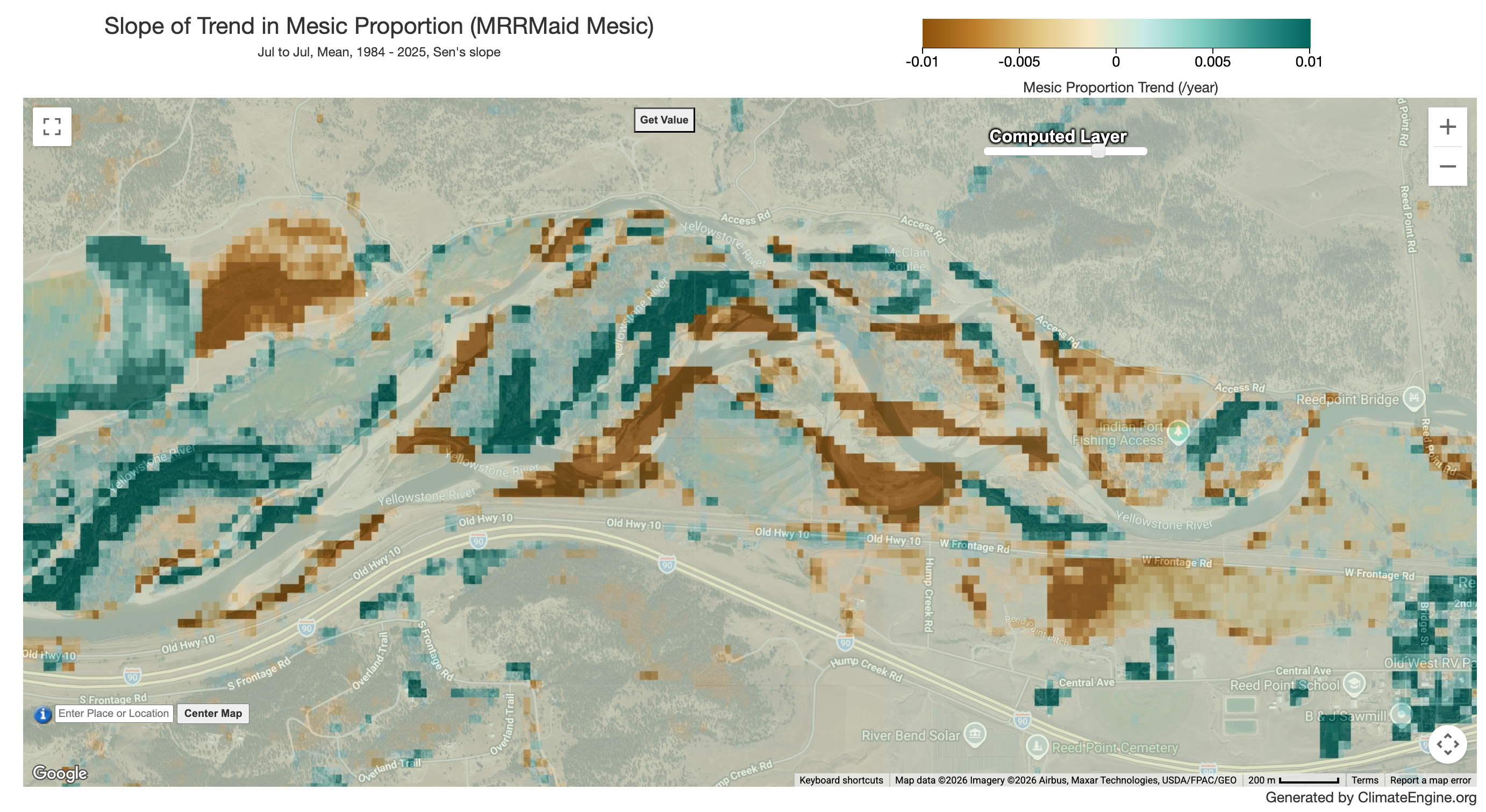 MRRMaid Mesic Proportion - 30m - Monthly